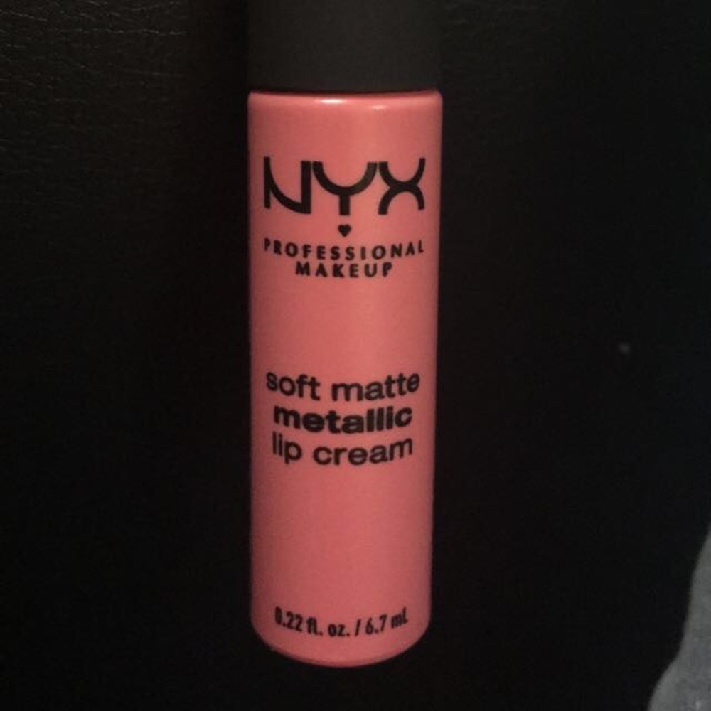 brand new NYX soft matte metallic lip cream
